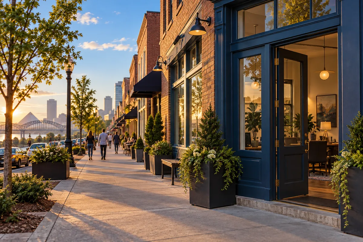 A welcoming Mid-South business district